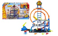 194735360574 Hot Wheels City Mega GaraŻ GigapĘTla Jlc05 Pud1 Mattel