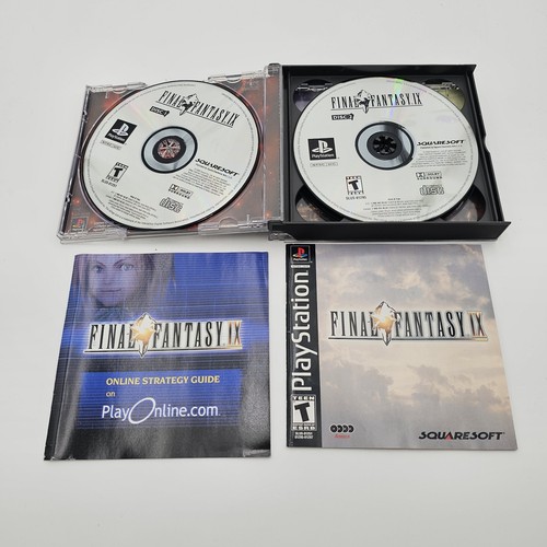 Final Fantasy IX (Sony PlayStation 1, 2000) Black Label PS1 Complete CIB - Picture 4 of 8
