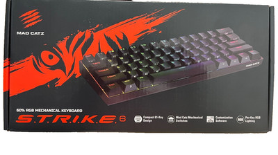 Mad Catz 60% RGB Mechanical Keyboard S.T.R.I.K.E. 6 Black