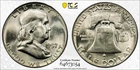 1957 Franklin Silver Half Dollar MS63 PCGS Gold Shield 6672.63/64673054