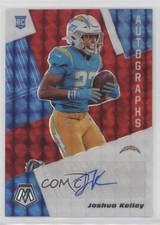 2020 Panini Mosaic Rookie Choice Fusion Red Prizm Joshua Kelley #RA34 Auto zk7