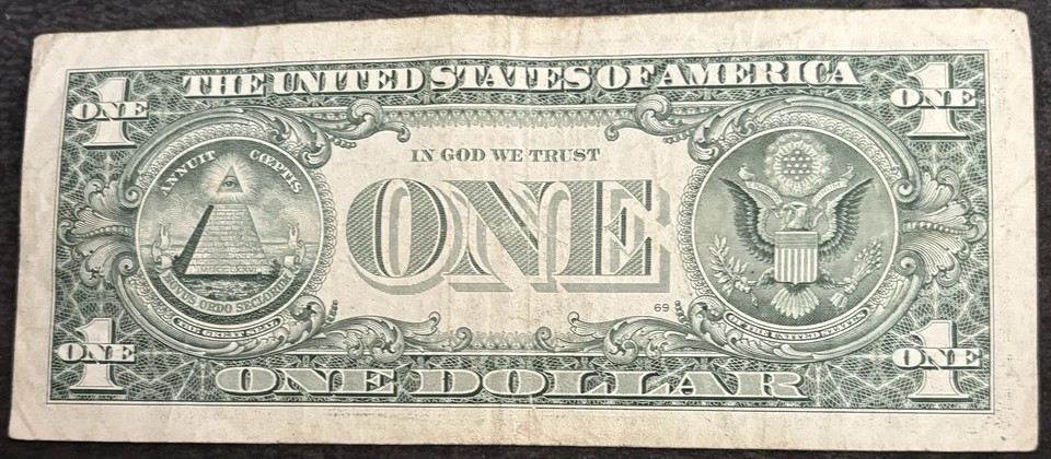 2013 San Francisco $1 Bill Fancy Doubles  Trinary 446688 Even Numbers Only Note - Image 2 of 2