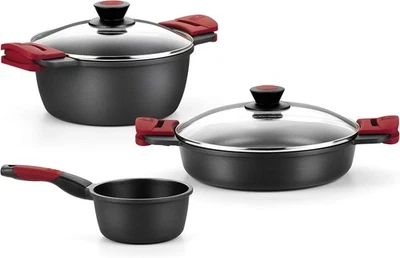 [NEUF] Batterie de cuisine 5 pcs Induction BRA Premiere (Fonte d'aluminium) - Photo 1/4