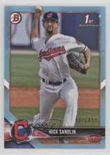 2018 Bowman Draft Sky Blue 482/499 Nick Sandlin #BD-34 s3g