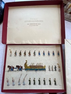Original verpackte Zinnfiguren FESTZUG zweitausend Jahre Das Germanische Schiff