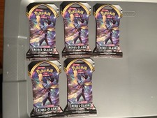 Pokemon TCG Sword and Shield Rebel Clash - 5 Booster Packs for sale online  | eBay