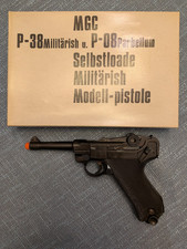 MGC LUGER P38 MILITARY GUN W/ BOX PROP REPLICA MODEL PISTOL