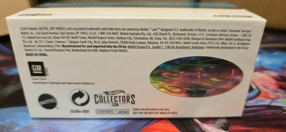 2019 Hot Wheels RLC Chevrolet C10 RLC Aqua Blue 04068/15000 - Image 3 of 4