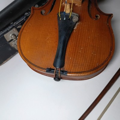 ANTIQUE Copy Of Antonius Stradivarius Made In Germany 1/8 VIOLIN
