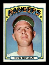 1972 Topps #365 Dick Bosman   NM/NM+ X3705756
