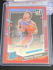 2023-24 Panini Donruss - Rated Rookie Marcus Sasser #222 Choice Red /99 (RC)
