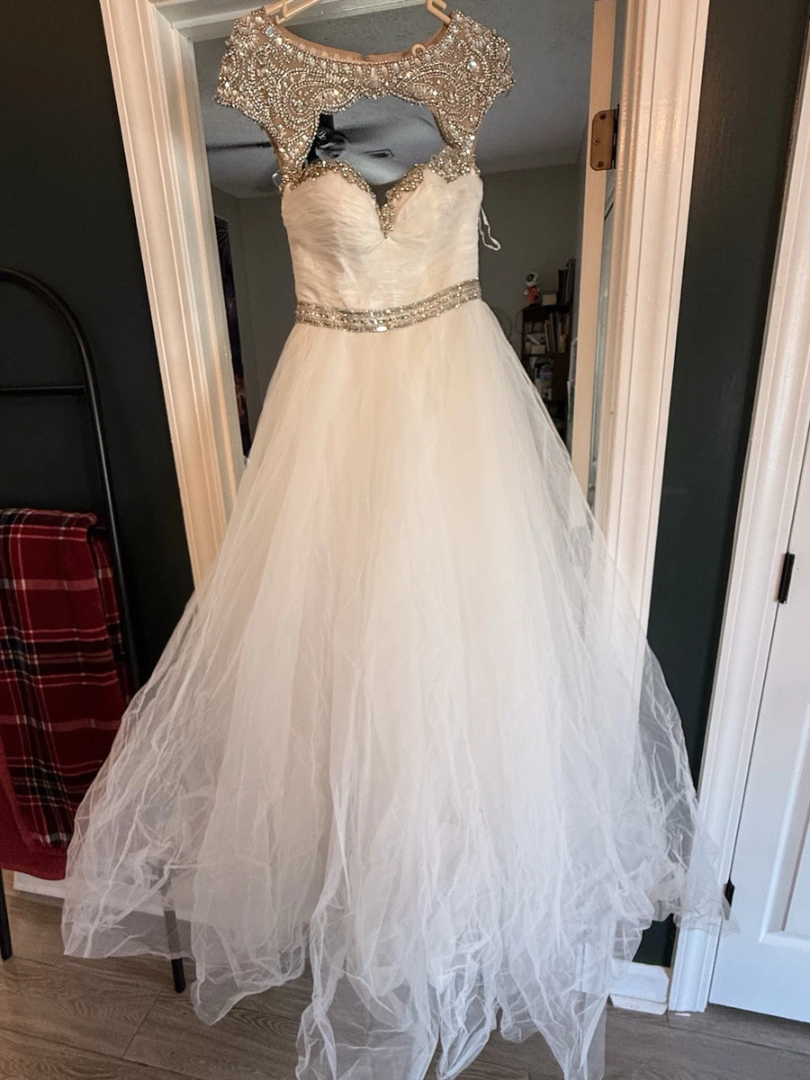 Corset Crystal/Diamante Princess Wedding Dresses for sale | eBay