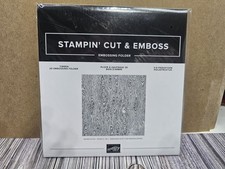 Stampin' UP TIMBER 3D Embossing Folder Texture Background