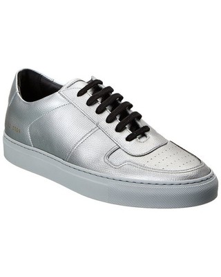 Common Projects Bball Classic Leather Sneaker Men's Silver 41