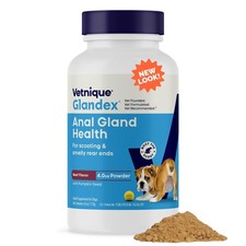 Vetnique Glandex Dog Fiber Supplement Powder for Anal Glands with 4.0 oz