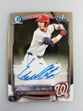 2025 Bowman Draft - Chrome Prospect Autographs Eli Willits #CPA-EW