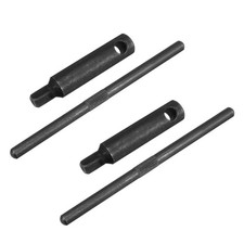 Tour Mandrin Clé, 12mm Carré Tête Outil pour Gravure Fraiseuse 2Pcs (L115x220mm)