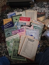 Vintage Lot Accordian Music Books