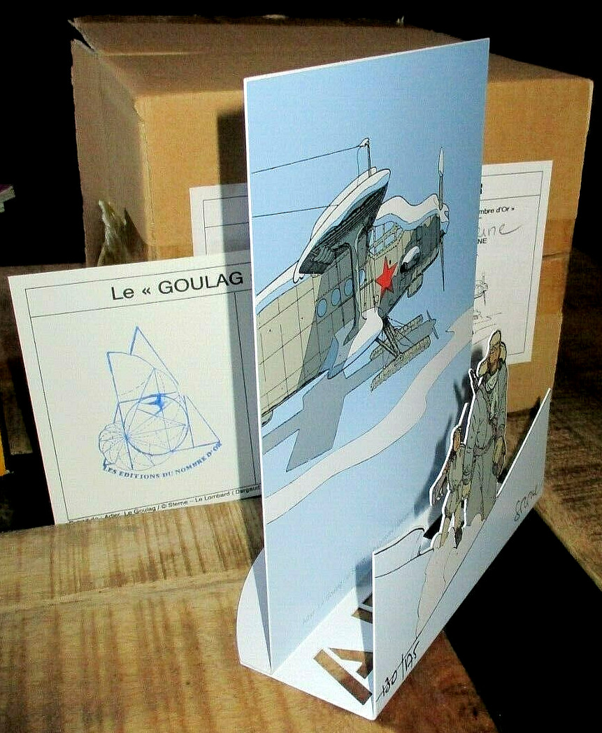 Sterne Adler porte-document en métal sérigraphié signé et numéroté en 2003