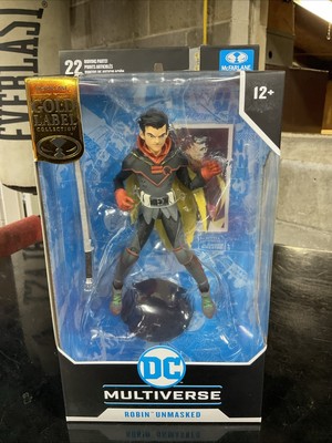 McFarlane  DC Multiverse Infinite Frontier Gold Unmasked Robin Damien Wayne