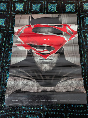 Batman v Superman (2016) ~ Original 27''x 40'' D/S Advance Movie Poster Affleck