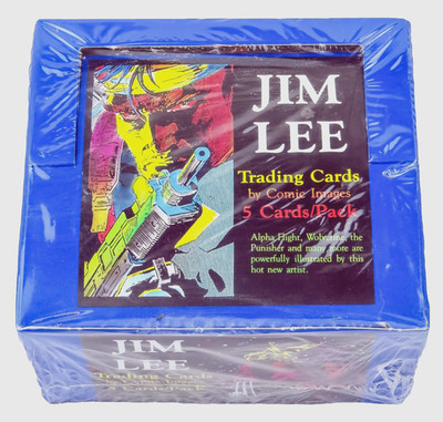 1990 Comic Images Jim Lee Trading Cards Series 1 Factory Sealed Box Pack Fresh