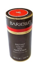 Vintage Barielle Instant Liquid Nail Hardener 0.5 Oz Box Insert Jacobsons