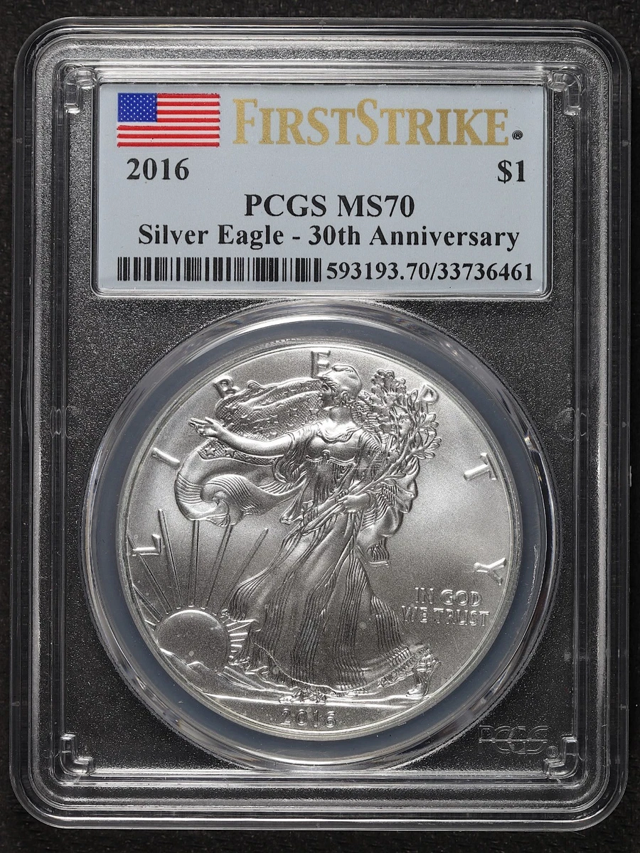 American Eagle MS 70 Graded 2016 Silver Bullion Coins for sale | eBay