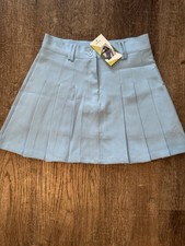 Halara Sky Blue Pleated Tennis Skirt Skort Women's Size M NWT