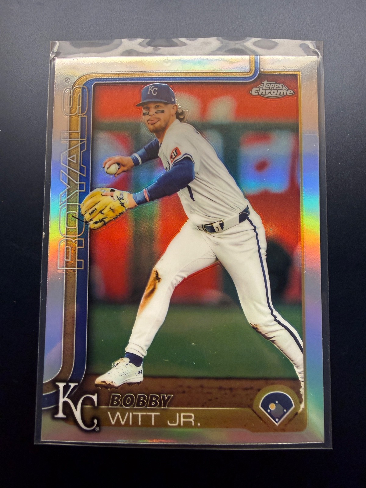 2025 Topps Chrome - Bobby Witt Jr. #93 Refractor - Kansas City Royals