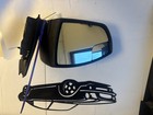 Driver Side View Mirror Power Black Textured Cap Fits 15-18 FOCUS
