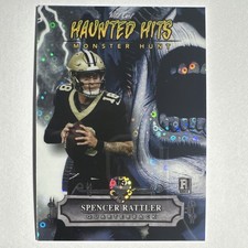 2024 Wild Card Monster Hunt Spencer Rattler Rookie 1/5 #MHW-SR Football. rookie card picture
