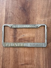 North Hollywood California Pioneer Oldsmobile Vintage License Plate Frame