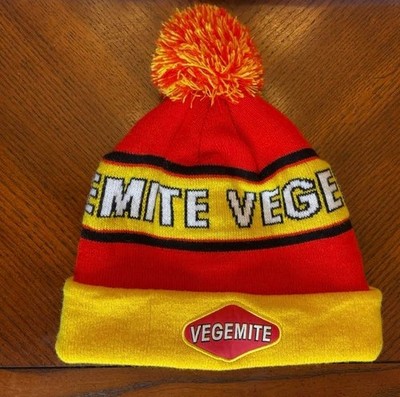 VEGEMITE HAT POM POM BEANIE TUQUE