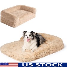 Human Dog Bed Adults Faux Fur Memory Foam Cozy Waterproof Sleep Experience New