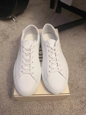 KOIO Capri Italian Leather Sneakers  Triple White   US M Size 8, 9, 10, 11
