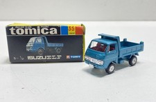 Tomica Isuzu Elf Dump Truck Blue Diecast Scale Model Truck 35 Japan Boxed
