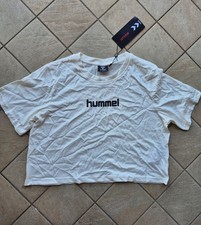 Hummel Cropped T-Shirt Damen Weiß M