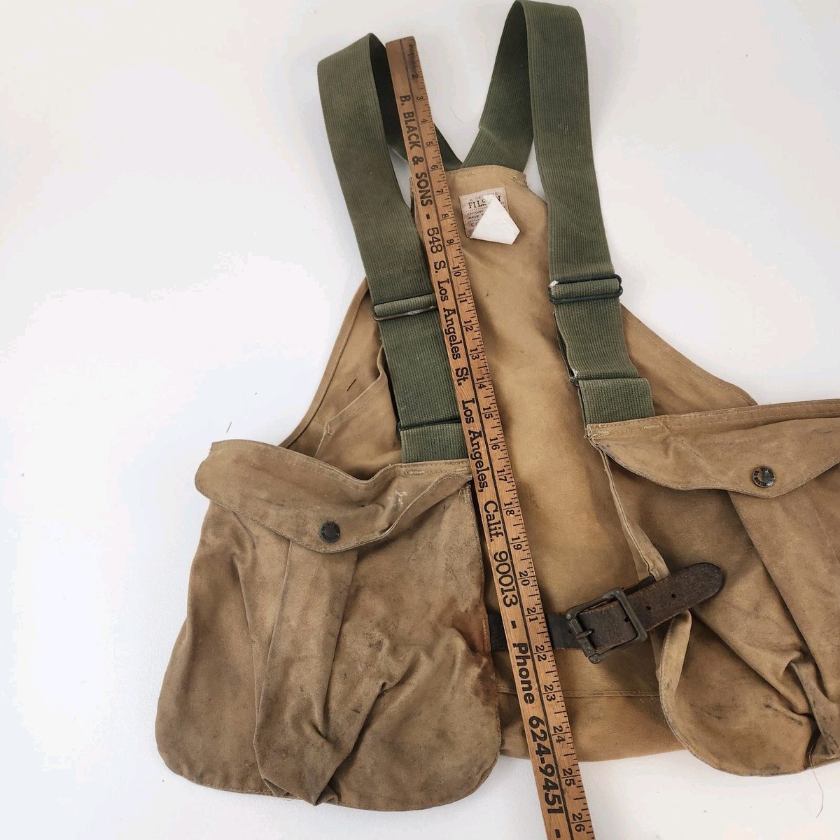 希少 XL USA製 FILSON TIN CLOTH GAME BAG Waxed Canvas Game Bag | Filson