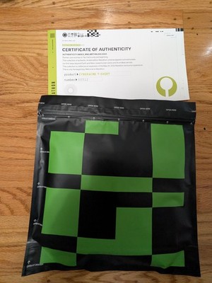 DESTINY BUNGIE MARATHON L COLLECTORS GRADE CERTIFICATE SEALED CYBERACME T-SHIRT