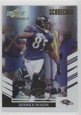 2007 Score Select Scorecard 96/100 Derrick Mason #178 11pj