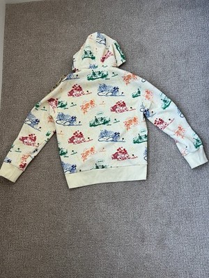 Gucci x Disney Mickey Mouse All Over Print Hoodie GG Stripe Sleeve