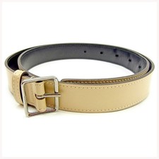 GUCCI belt Beige xSilver Women Authentic secondhand
