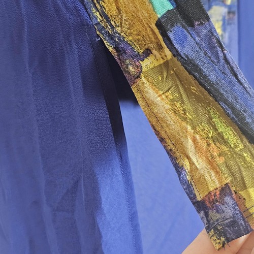 Sydney Gregory Top Womens Medium Abstract Tank Sleeveless Business Casual Artsy - Picture 5 of 13