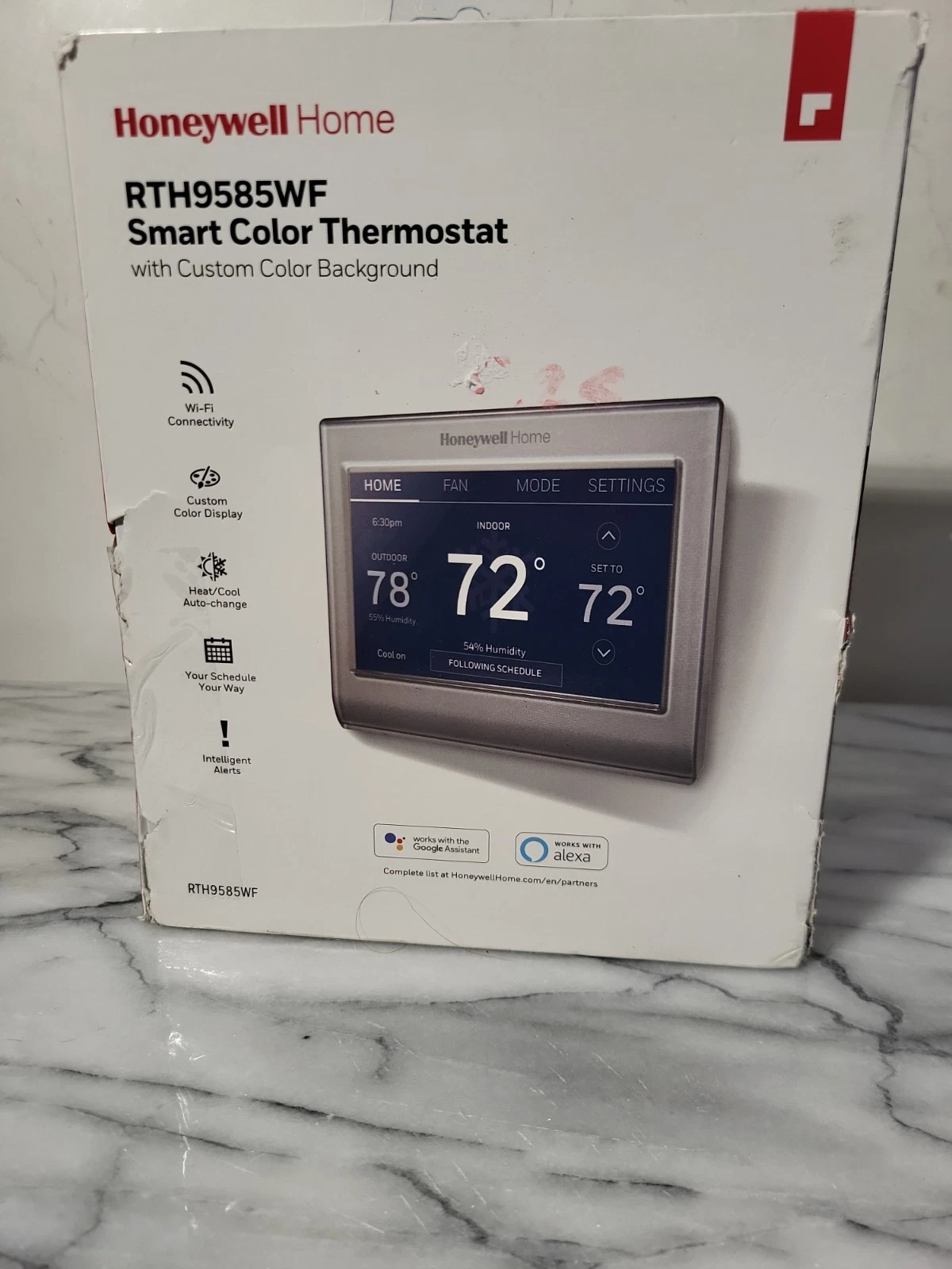 Honeywell Home RTH9585WF Smart Color Thermostat Wi-Fi NIB