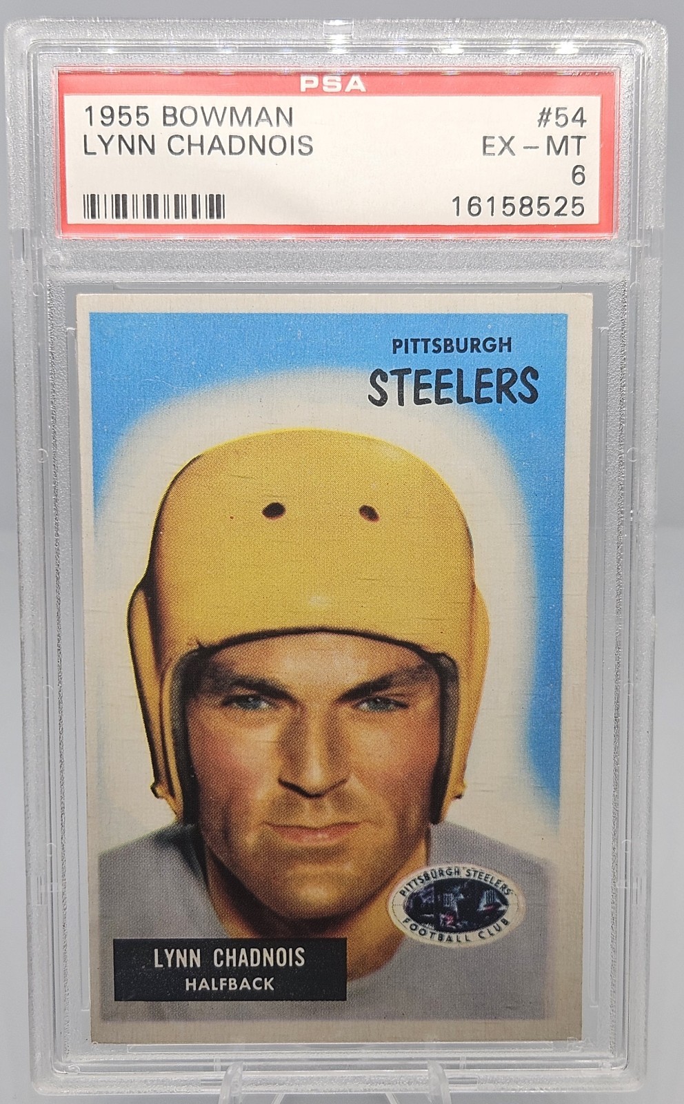 1955 Bowman - Lynn Chandnois #54 PSA EX-MT 6