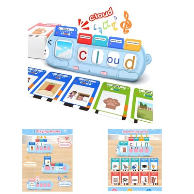 Educational Phonics Learning Toy with Talking Flash Cards & Math Games for Ki...