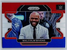 2022 Panini Prizm WWE Malcolm Bivens #85 Red White Blue Prizm NXT 2.0