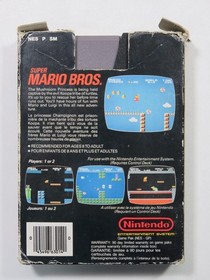 SUPER MARIO BROS NINTENDO NES PAL-FRA (VERSION ASD) - (SANS NOTICE - WITHOUT MAN