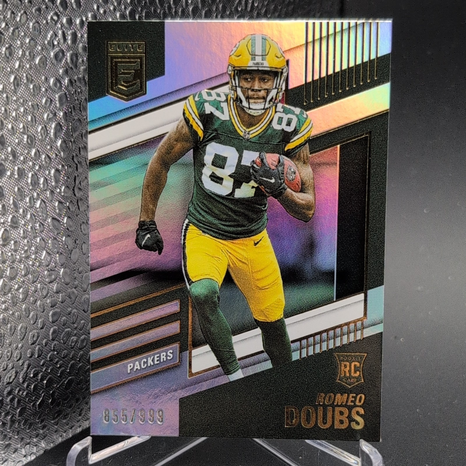 2022 Donruss Elite #164 Romeo Doubs 855/999 Rookie Green Bay Packers